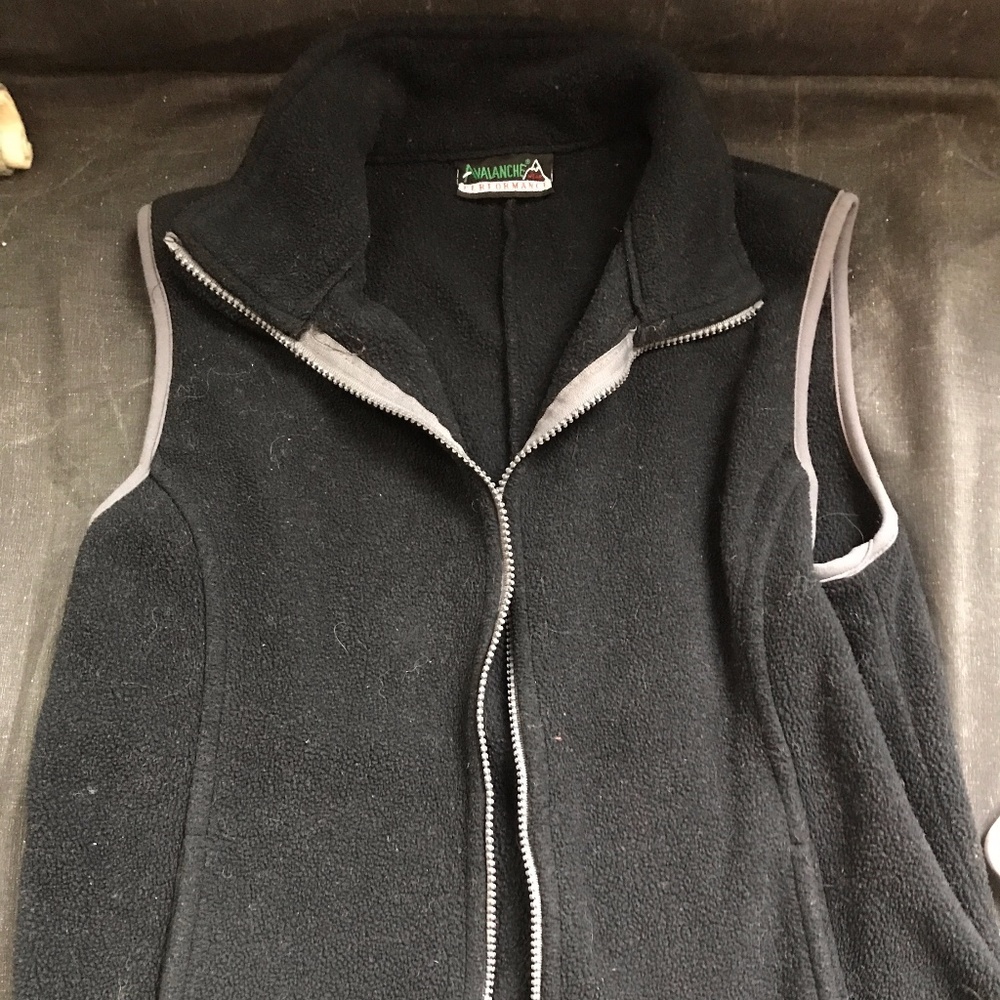 Black Winter Vest