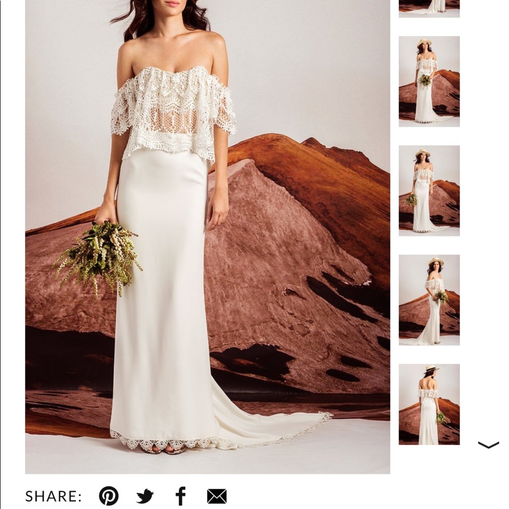 Stone cold fox wedding dress