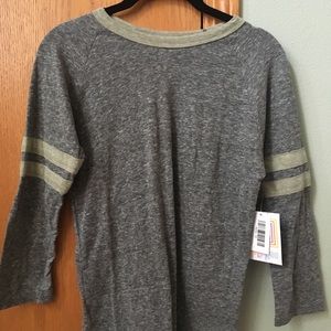 LulaRoe Randy baseball style sleeves
