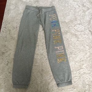 PINK Victoria's Secret sweatpants worn once!