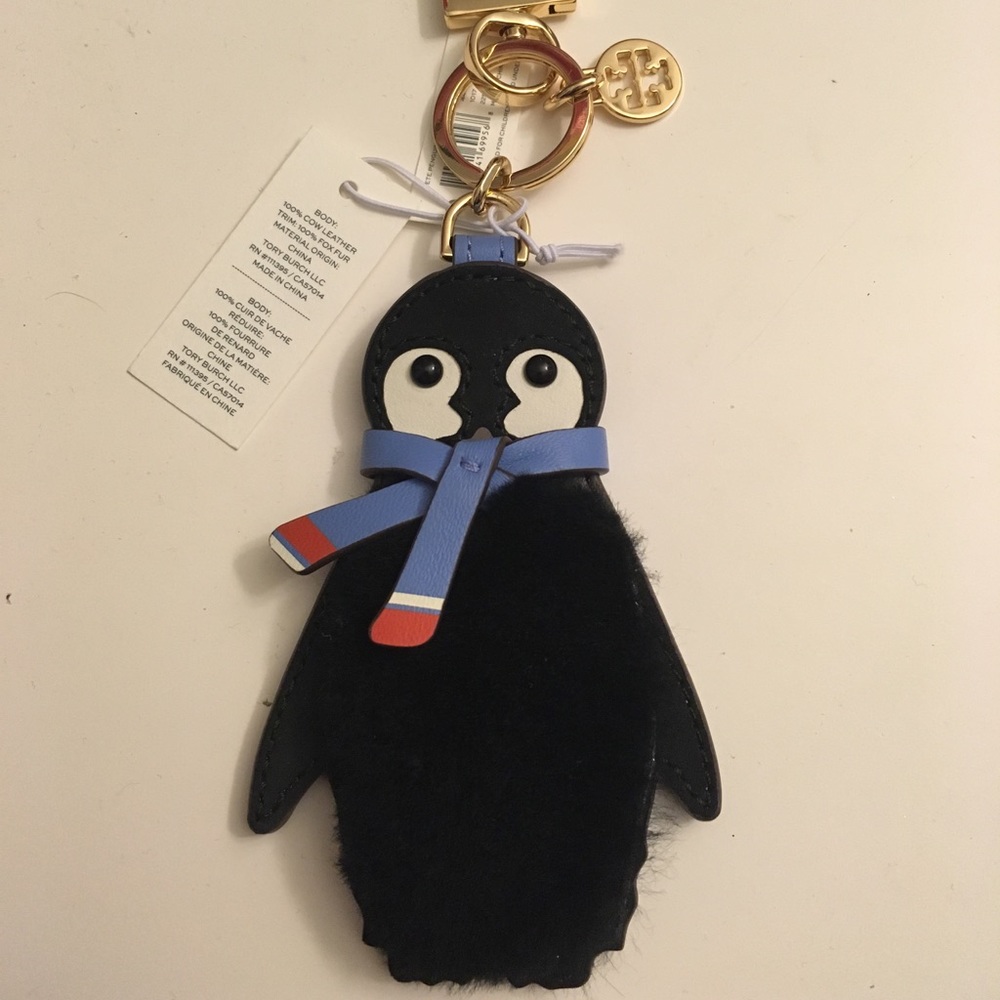 Pete the penguin key chain fob