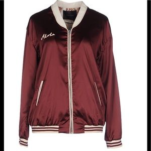 Burgundy bomber “Hawaii”