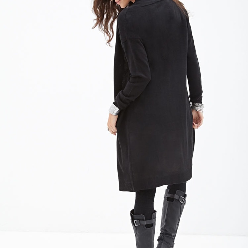 NWOT⬇️ LONG JERSEY KNIT  DUSTER - Picture 4 of 8