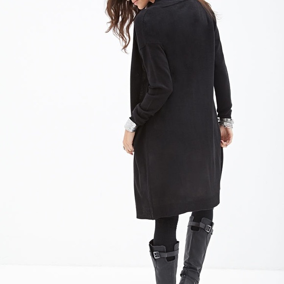 NWOT⬇️ LONG JERSEY KNIT  DUSTER - Picture 4 of 8