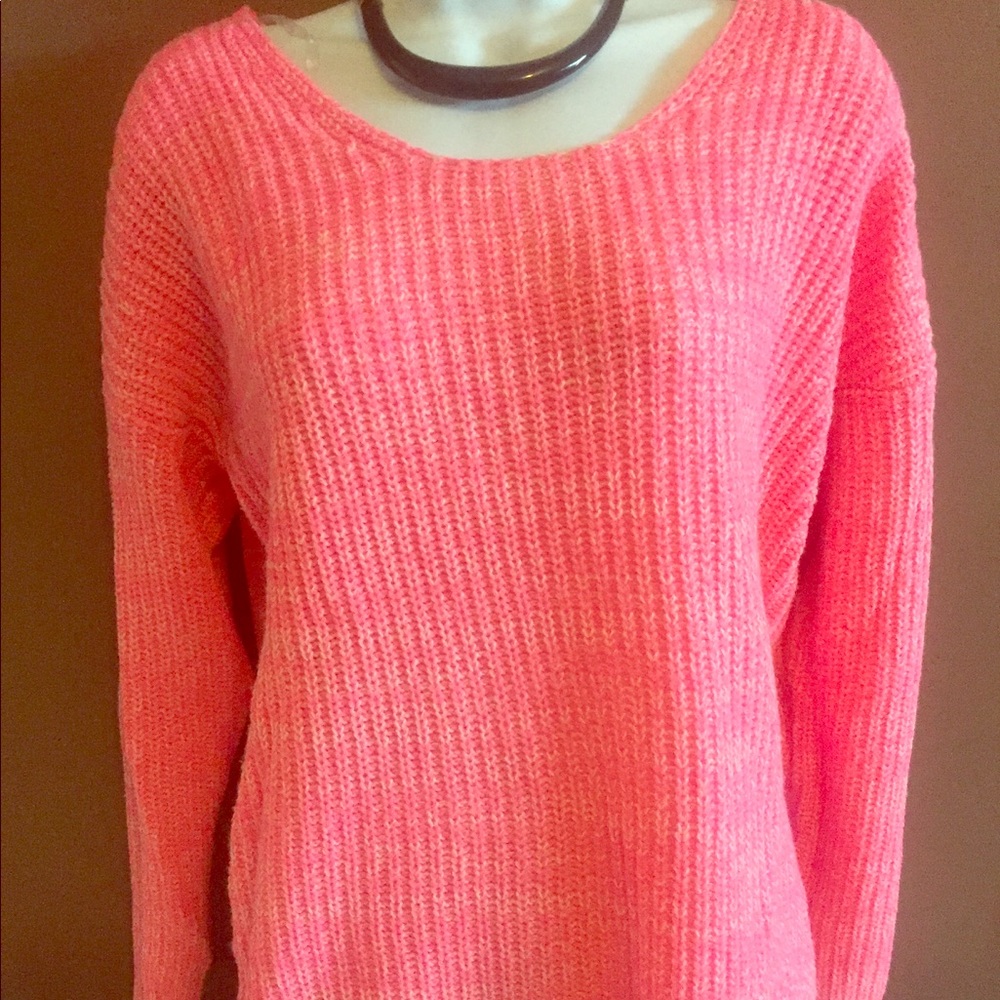 Pink sweater