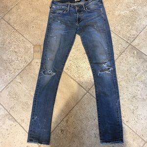 Distressed citizens jeans