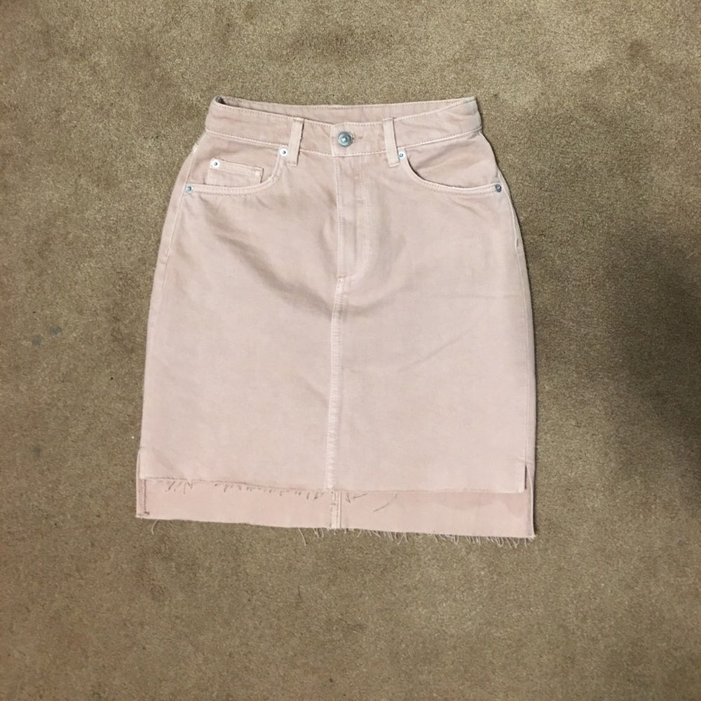 Women’s Light Pink Jean Skirt