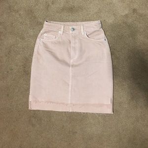 Women’s Light Pink Jean Skirt