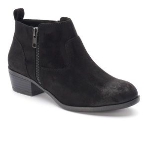 Double-zip ankle boots