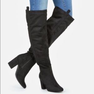 Black Over The Knee Boots