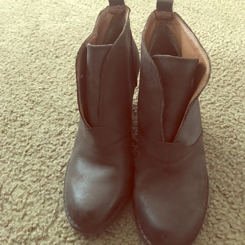 Lucky Brand wedge boots