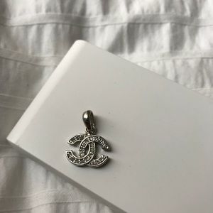 Chanel necklace charm cubic zirconium