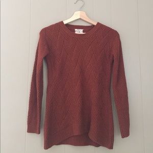 Textured pullover sweater