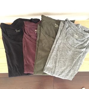 ⭐️ Lot of 4 ⭐️ Madewell whisper cotton tanks