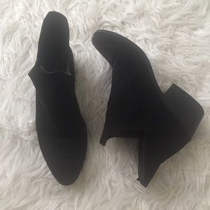 Black ankle booties