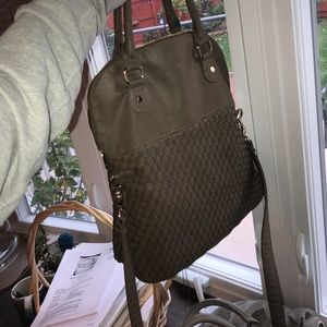 Large Taupe Satchel
