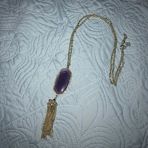 Purple Kendra Scott Rayne Necklace