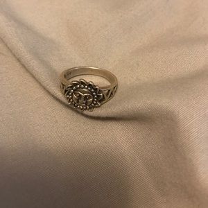 Sterling silver sun ring