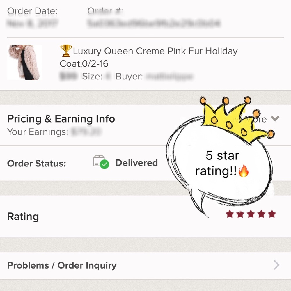 HP🏆Luxury Queen Creme Pink Fur Holiday Coat,2-16 - Picture 7 of 8