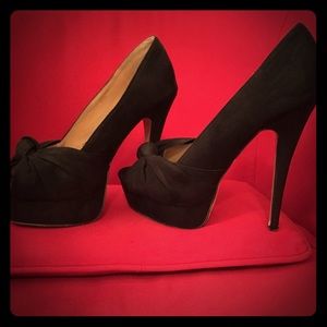 Black Suede Heels