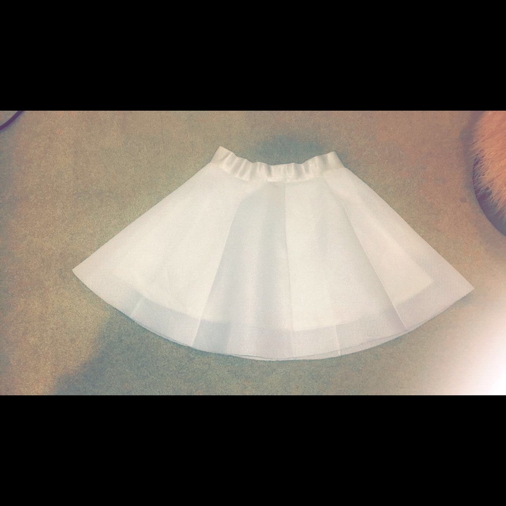 White skirt