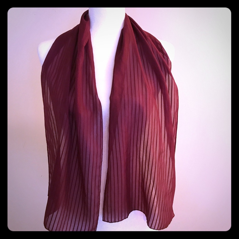 Burgundy Scarf