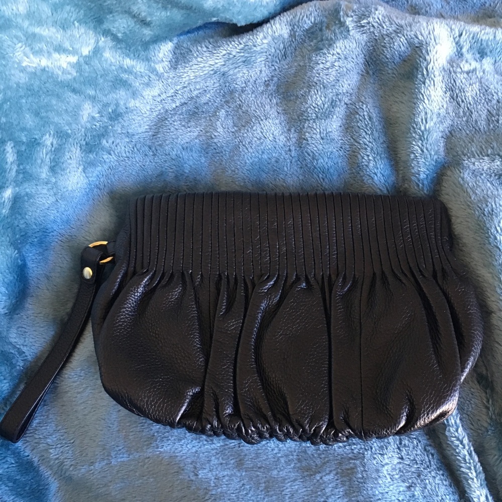 Black Leather Bodhi Bag