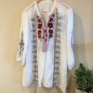 Johnny Was linen Tunic