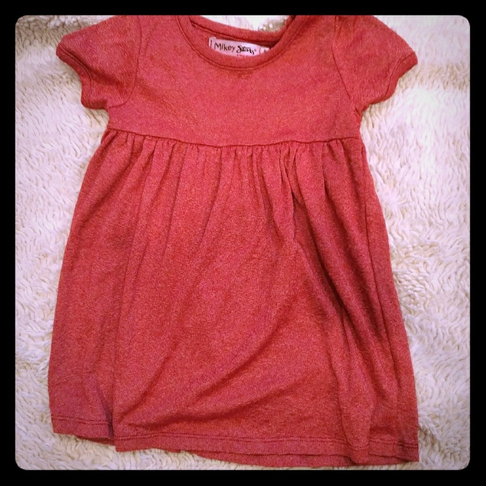 Mikey Stars red baby dress