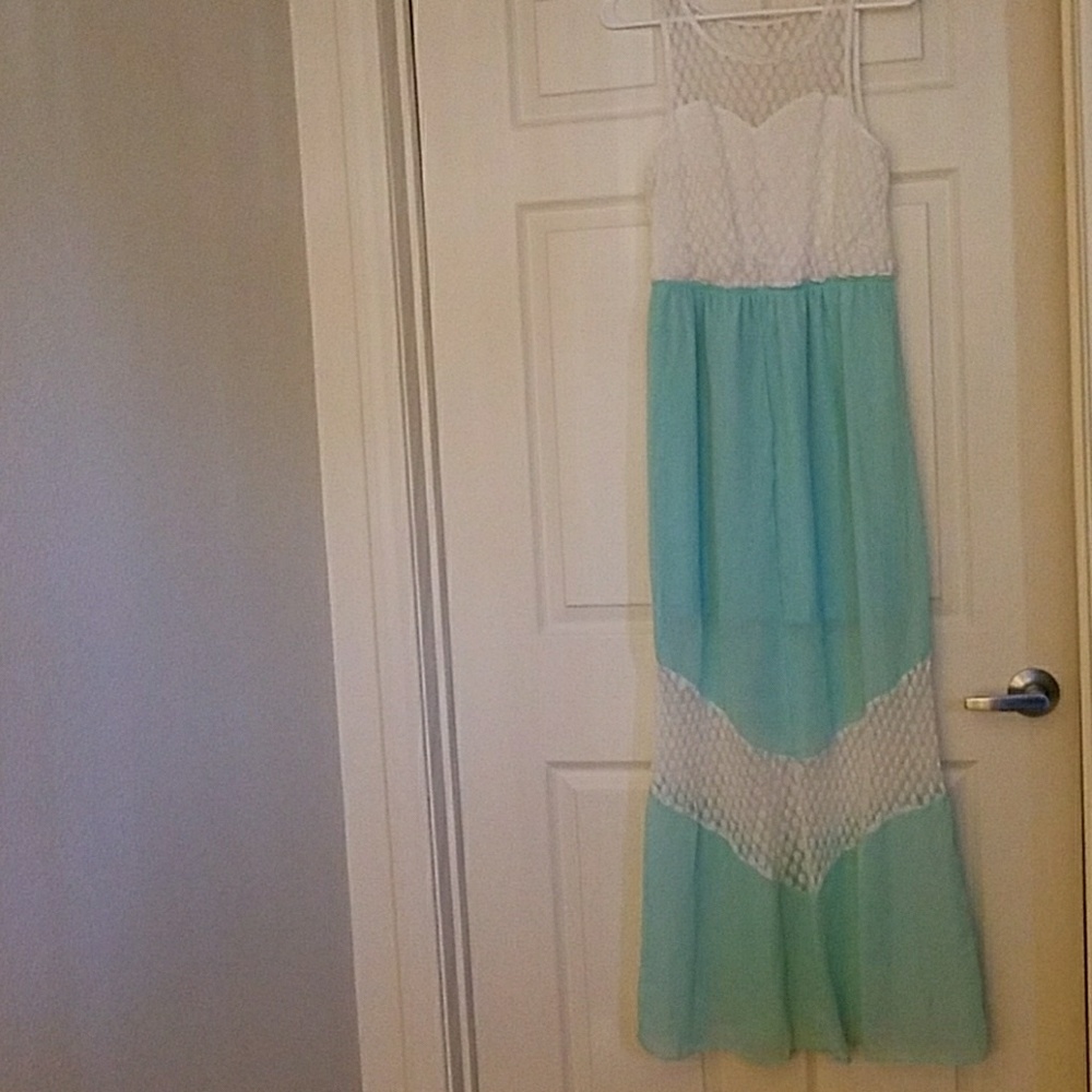 Seagreen summer dress