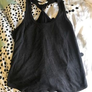 black tank top