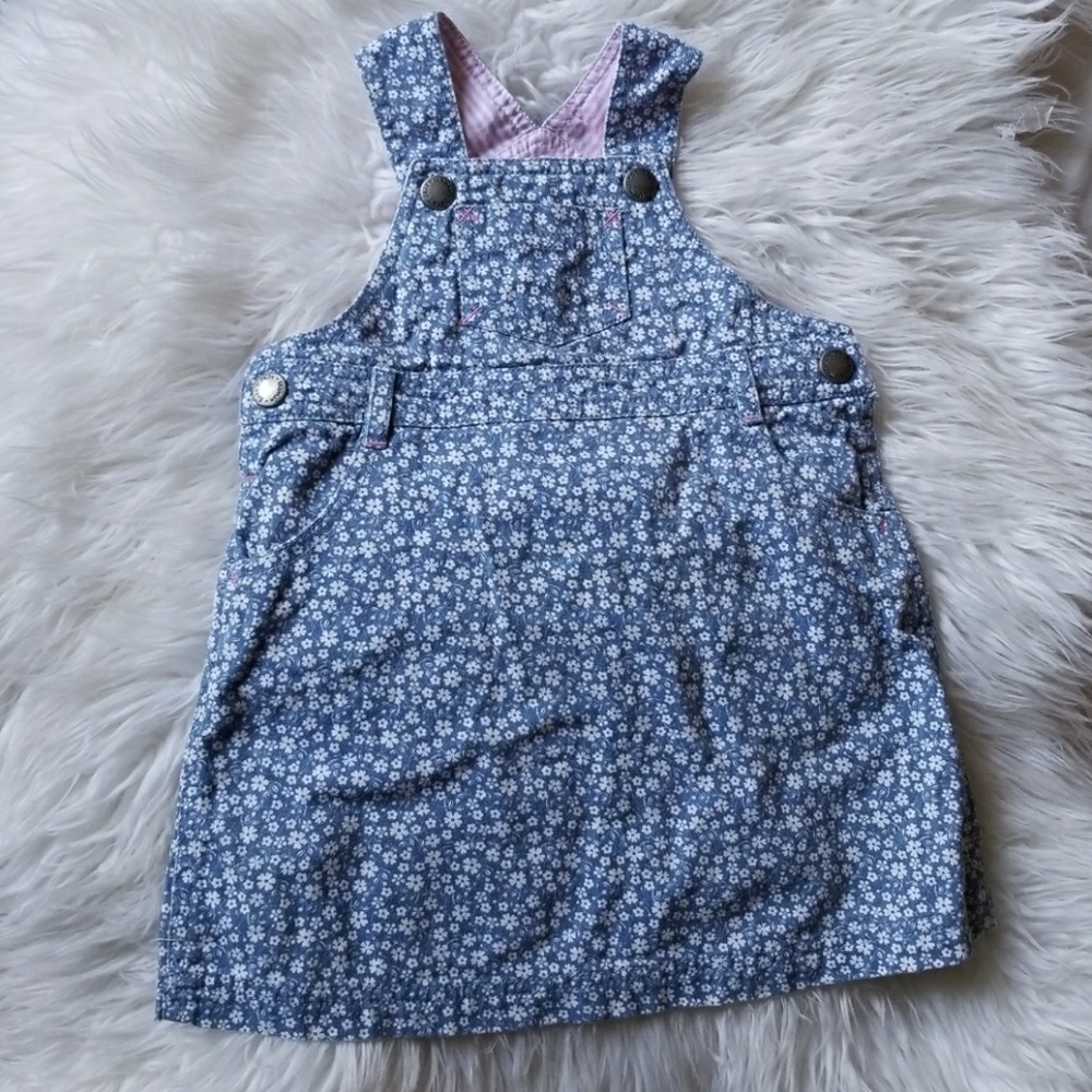 Jojo maman bebe 6-12m overall floral