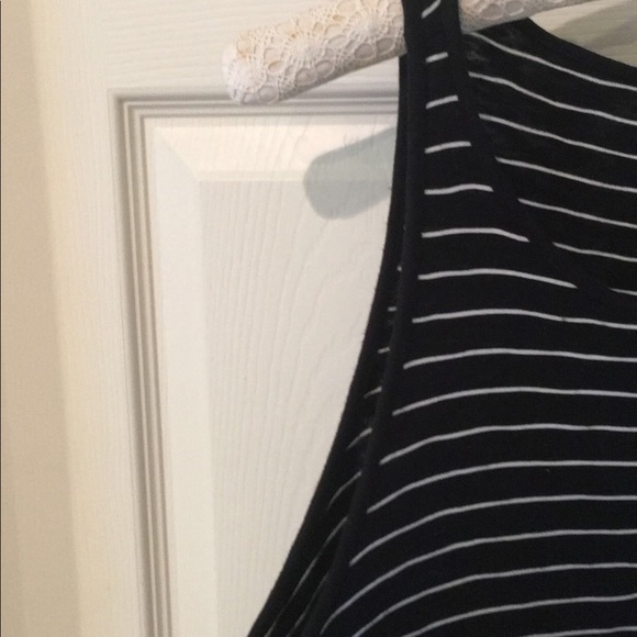 STRIPED  HALTER TOP - Picture 2 of 2