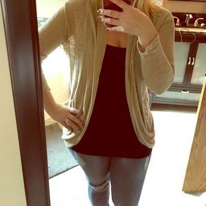 Tan/gold sweater