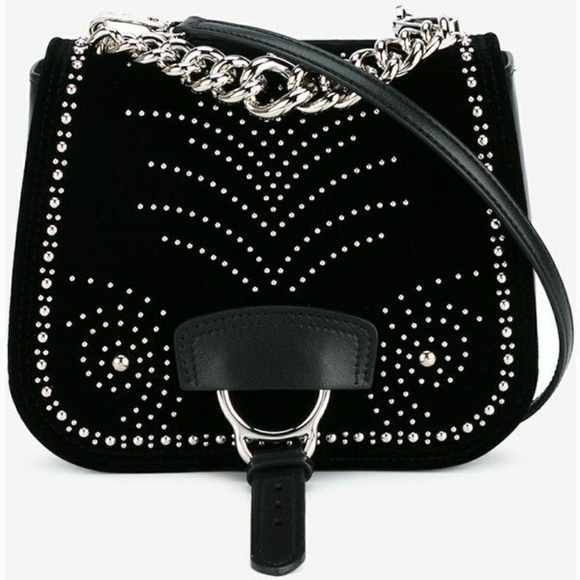 ☆HP☆NEW Miu Miu Dahlia Studded Crossbody Bag - Picture 2 of 8