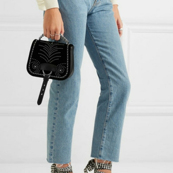 ☆HP☆NEW Miu Miu Dahlia Studded Crossbody Bag - Picture 6 of 8