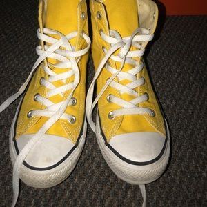 Yellow Hightop Converse