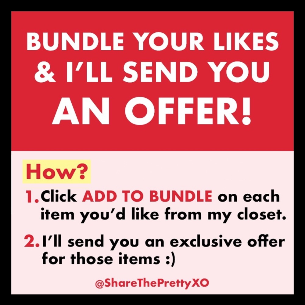 Exclusive bundle offers 💋