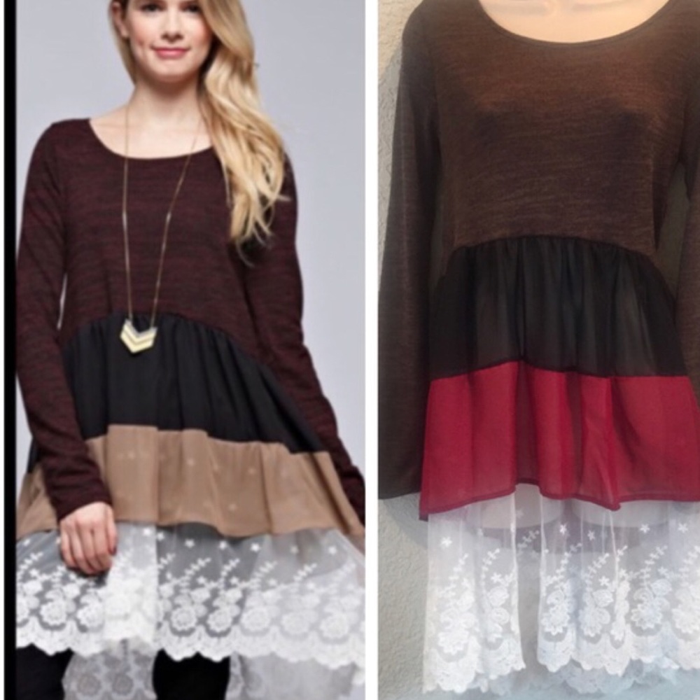 GORGEOUS LAYERED DRESS TUNIC❤️