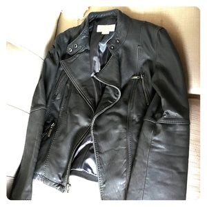Michael Kors Grey leather jacket