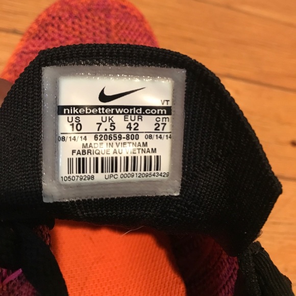 SOLD. Nike Flyknit Max Sz 10 - Picture 7 of 7