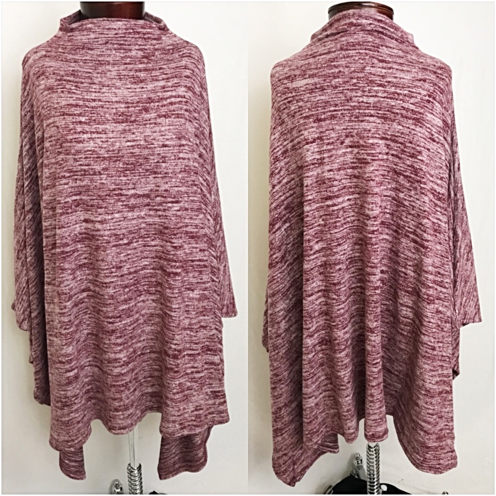 ❤️SALE❤️Soft Poncho Tunic Shrug With Armholes sold - Picture 5 of 6
