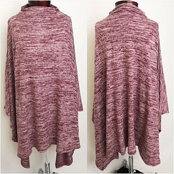 ❤️SALE❤️Soft Poncho Tunic Shrug With Armholes sold - Picture 5 of 6