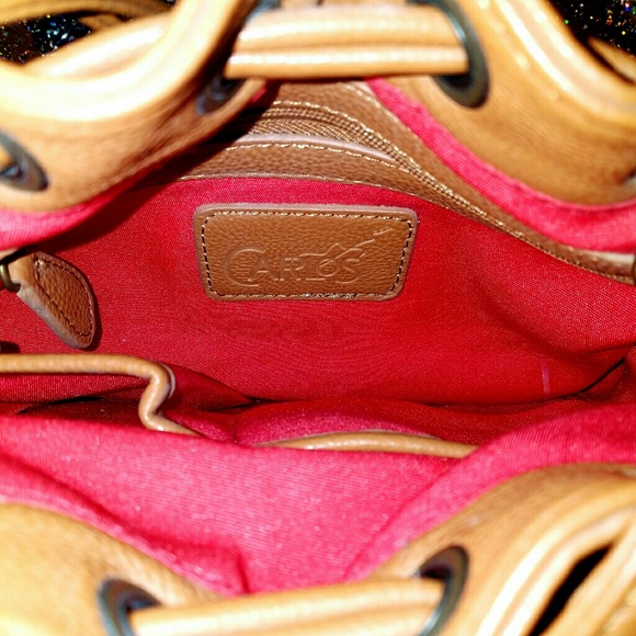 Sale! Carlos Santana Studded Fringe Bag - Picture 6 of 7