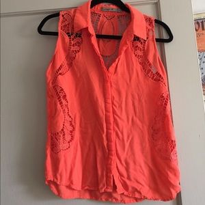 Aryn K sleeveless blouse