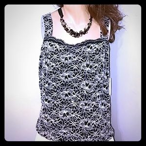 Alex Evenings sleeveless blouse size 2x