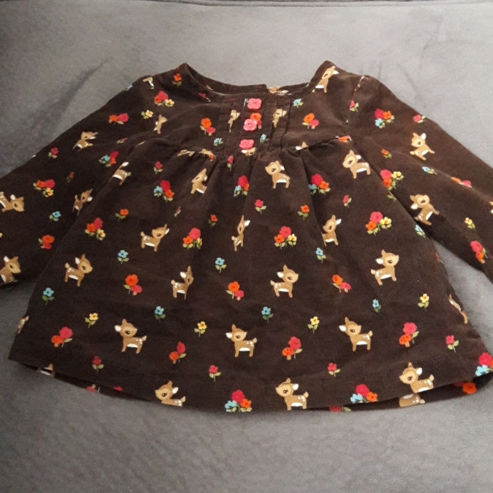 long sleeve corduroy top