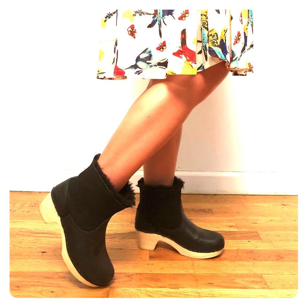 No. 6 Shearling & Leather Boots