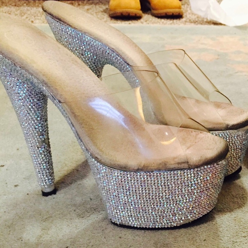 Sparkly heels