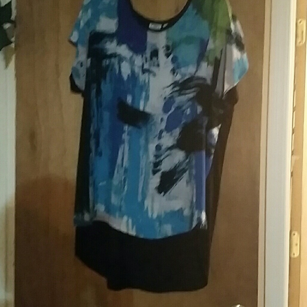 Women's multi color top